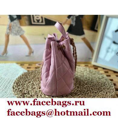 Chanel Lambskin Small Backpack Bag AS3211 Pink 2022 - Click Image to Close