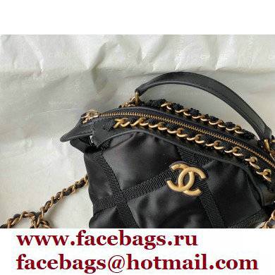 Chanel Nylon and Gros-Grain Clutch With Chain Bag AP2669 Black 2022