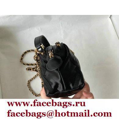 Chanel Nylon and Gros-Grain Clutch With Chain Bag AP2669 Black 2022