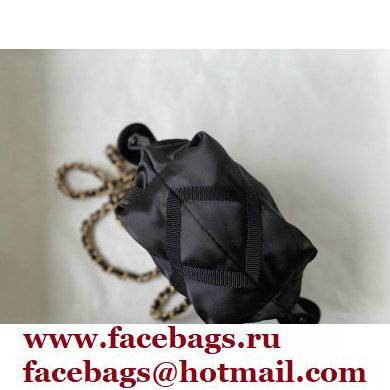 Chanel Nylon and Gros-Grain Clutch With Chain Bag AP2669 Black 2022 - Click Image to Close