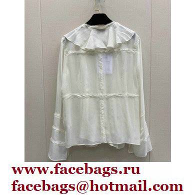 Chanel Silk Shirt White 2022