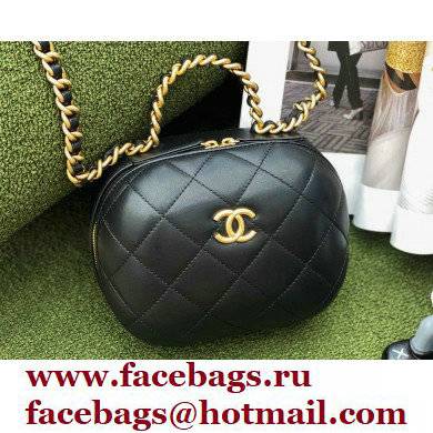 Chanel Vanity Case With Chain Bag AP2699 Black 2022 - Click Image to Close