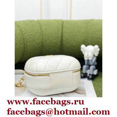 Chanel Vanity Case With Chain Bag AP2699 White 2022