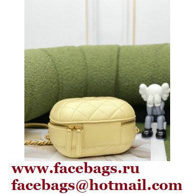 Chanel Vanity Case With Chain Bag AP2699 Yellow 2022 - Click Image to Close