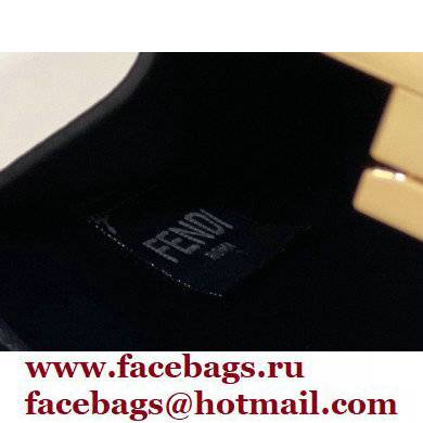 Fendi padded nappa leather Peekaboo ISeeU Petite Bag Black 2022