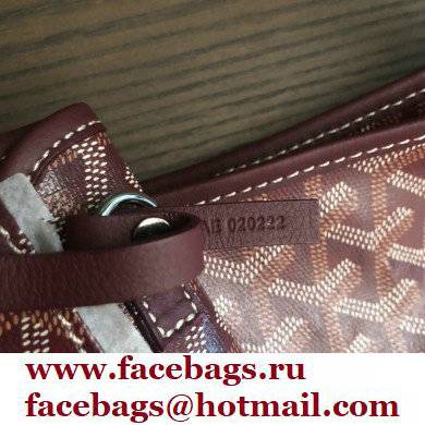 Goyard Boheme Hobo Bag Burgundy - Click Image to Close