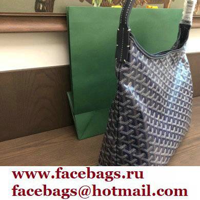 Goyard Boheme Hobo Bag Dark Blue - Click Image to Close