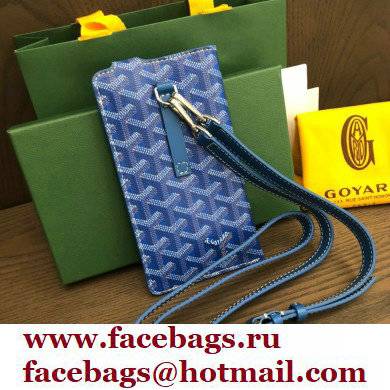 Goyard Montmartre GM Case Bag Blue - Click Image to Close