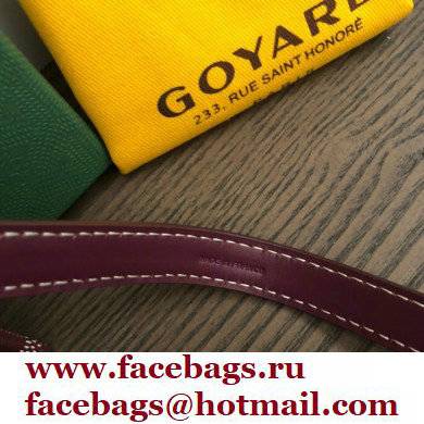Goyard Montmartre GM Case Bag Burgundy - Click Image to Close