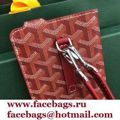 Goyard Montmartre GM Case Bag Red - Click Image to Close