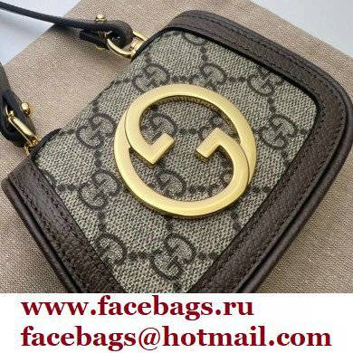 Gucci Blondie card case wallet 698635 GG Supreme canvas 2022 - Click Image to Close