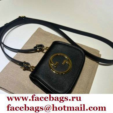 Gucci Blondie card case wallet 698635 leather Black 2022 - Click Image to Close