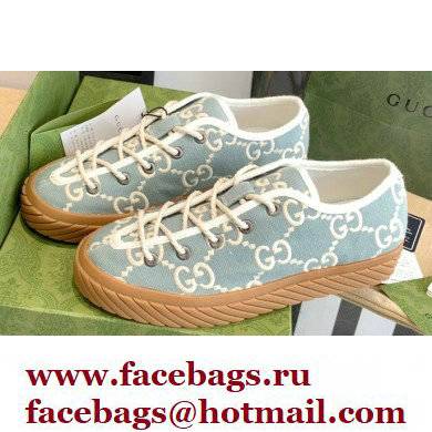 Gucci GG canvas Low-top sneakers Light Blue 2022