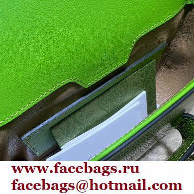 Gucci Horsebit 1955 lizard mini Shoulder bag 675801 Grass green 2022
