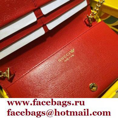 Gucci x Adidas 1955 Horsebit Wallet with Chain Bag 621892 Trefoil print 2022