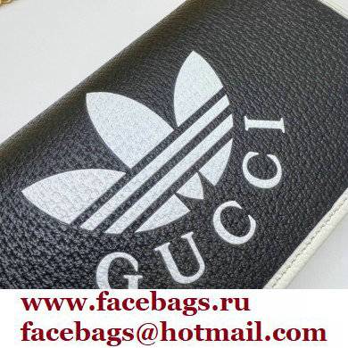 Gucci x Adidas 1955 Horsebit Wallet with Chain Bag 621892 leather Black 2022