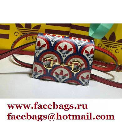 Gucci x Adidas card case with Horsebit Bag 702248 Trefoil print 2022