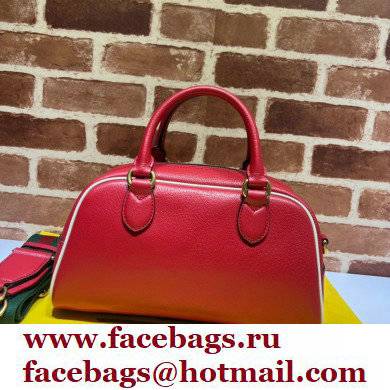 Gucci x Adidas mini duffle bag 702397 leather Red 2022
