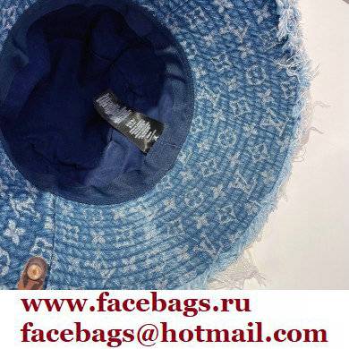Louis Vuitton LV Denim Bob Bucket Hat 01 2022 - Click Image to Close