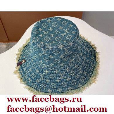 Louis Vuitton LV Denim Bob Bucket Hat 02 2022 - Click Image to Close