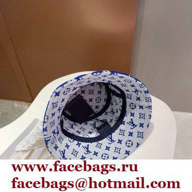 Louis Vuitton LV Match Bucket Hat Blue 2022 - Click Image to Close