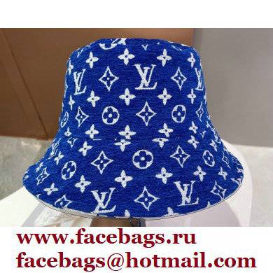 Louis Vuitton LV Match Bucket Hat Blue 2022