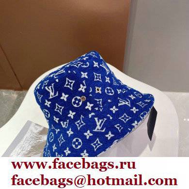 Louis Vuitton LV Match Bucket Hat Blue 2022