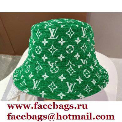 Louis Vuitton LV Match Bucket Hat Green 2022 - Click Image to Close