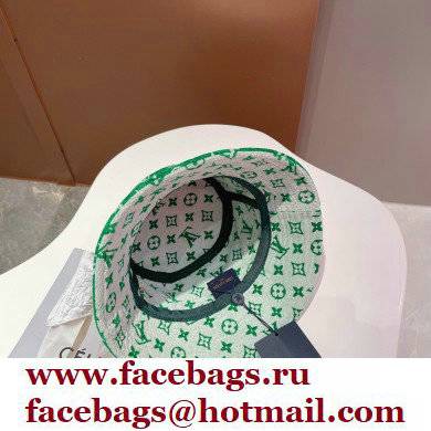 Louis Vuitton LV Match Bucket Hat Green 2022