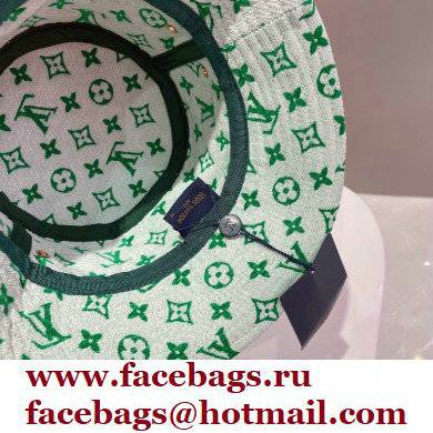 Louis Vuitton LV Match Bucket Hat Green 2022