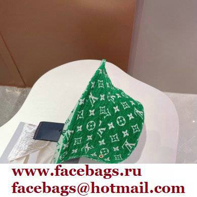 Louis Vuitton LV Match Bucket Hat Green 2022 - Click Image to Close