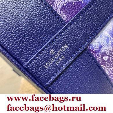 Louis Vuitton Randonnee PM Messenger Bag M20562 Blue Monogram Bandana Print