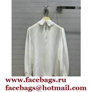 MIU MIU WHITE LACE shirt 2022
