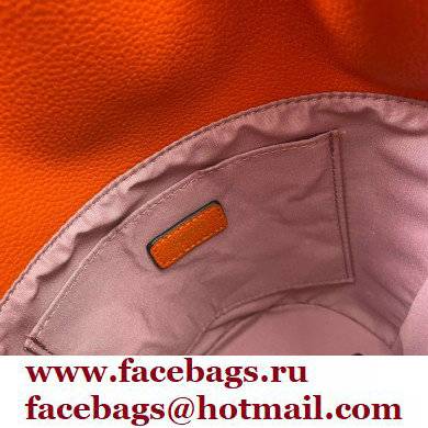 Versace La Medusa Chain Bucket Bag Orange