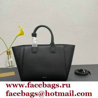 Versace La Medusa Chain Tote Bag Black - Click Image to Close
