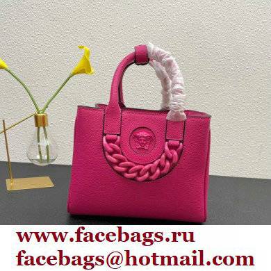 Versace La Medusa Chain Tote Bag Fuchsia