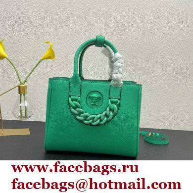 Versace La Medusa Chain Tote Bag Green