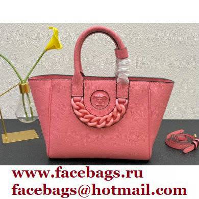 Versace La Medusa Chain Tote Bag Pink