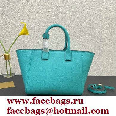 Versace La Medusa Chain Tote Bag Turquoise Blue