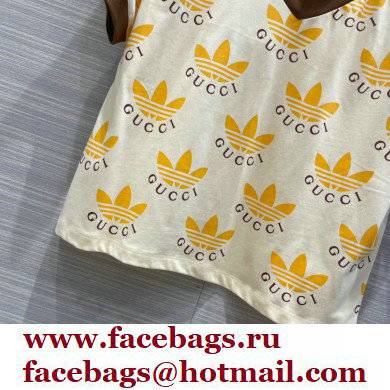 adidas x Gucci Trefoil print T-shirt 693539 2022 - Click Image to Close