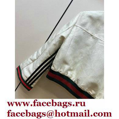 adidas x Gucci Web jacket 702987 white 2022 - Click Image to Close
