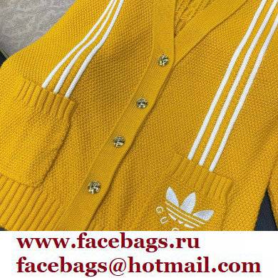 adidas x Gucci cardigan yellow - Click Image to Close