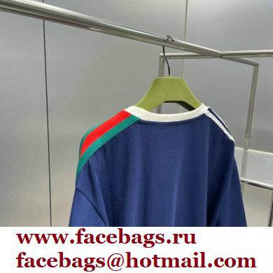 adidas x Gucci cotton jersey sweatshirt BLUE 2022