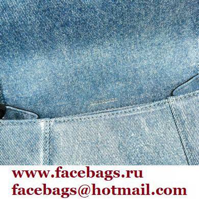 balenciaga hourglass denim printed small handbag - Click Image to Close