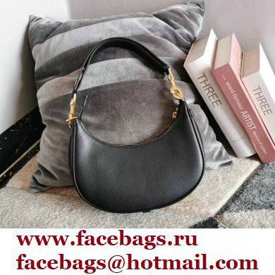 celine Medium Ava Strap Bag in Smooth Calfskin Black