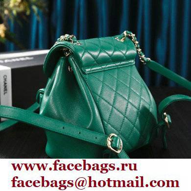 chanel mini sheepskin duma backpack green AS2908 - Click Image to Close