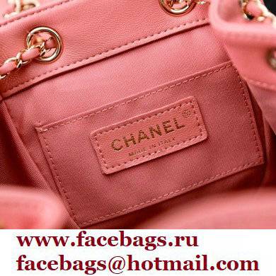 chanel mini sheepskin duma backpack pink AS2908 - Click Image to Close