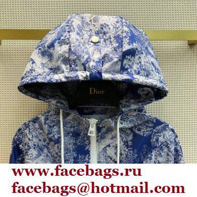 dior bright blue Dioriviera Hooded Anorak 2022 - Click Image to Close