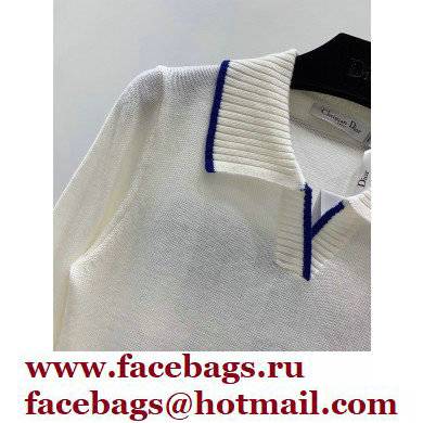 dior vibe knitwear T-shirt blue 2022 - Click Image to Close