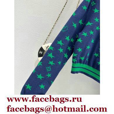 louis vuitton Star Jacquard Cropped Pullover green 2022